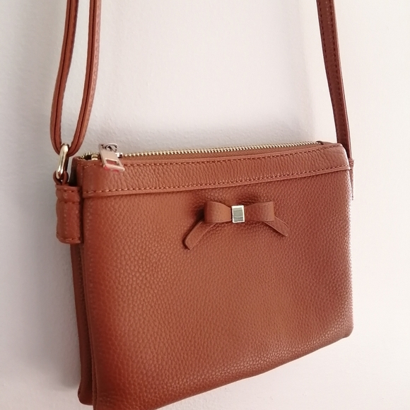 Leather Bow Crossbody - Picture 3 of 11